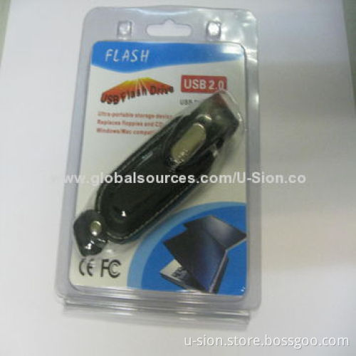 Latest design leather USB, free logo for wholesale price